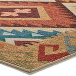 Alfombra lavable étnica multicolor Serak 1050 Atticgo Detalle