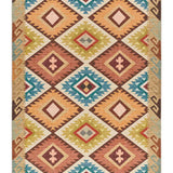 Alfombra lavable étnica multicolor Serak 1050 Atticgo