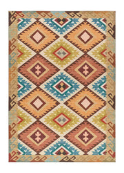 Alfombra lavable étnica multicolor Serak 1050 Atticgo