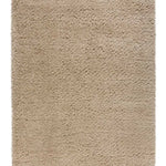 Alfombra shaggy reciclada beige | Atticgo