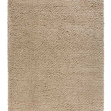 Alfombra shaggy reciclada beige | Atticgo