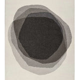 Abstrakter Teppich Schwarz und Grau Sherry 099