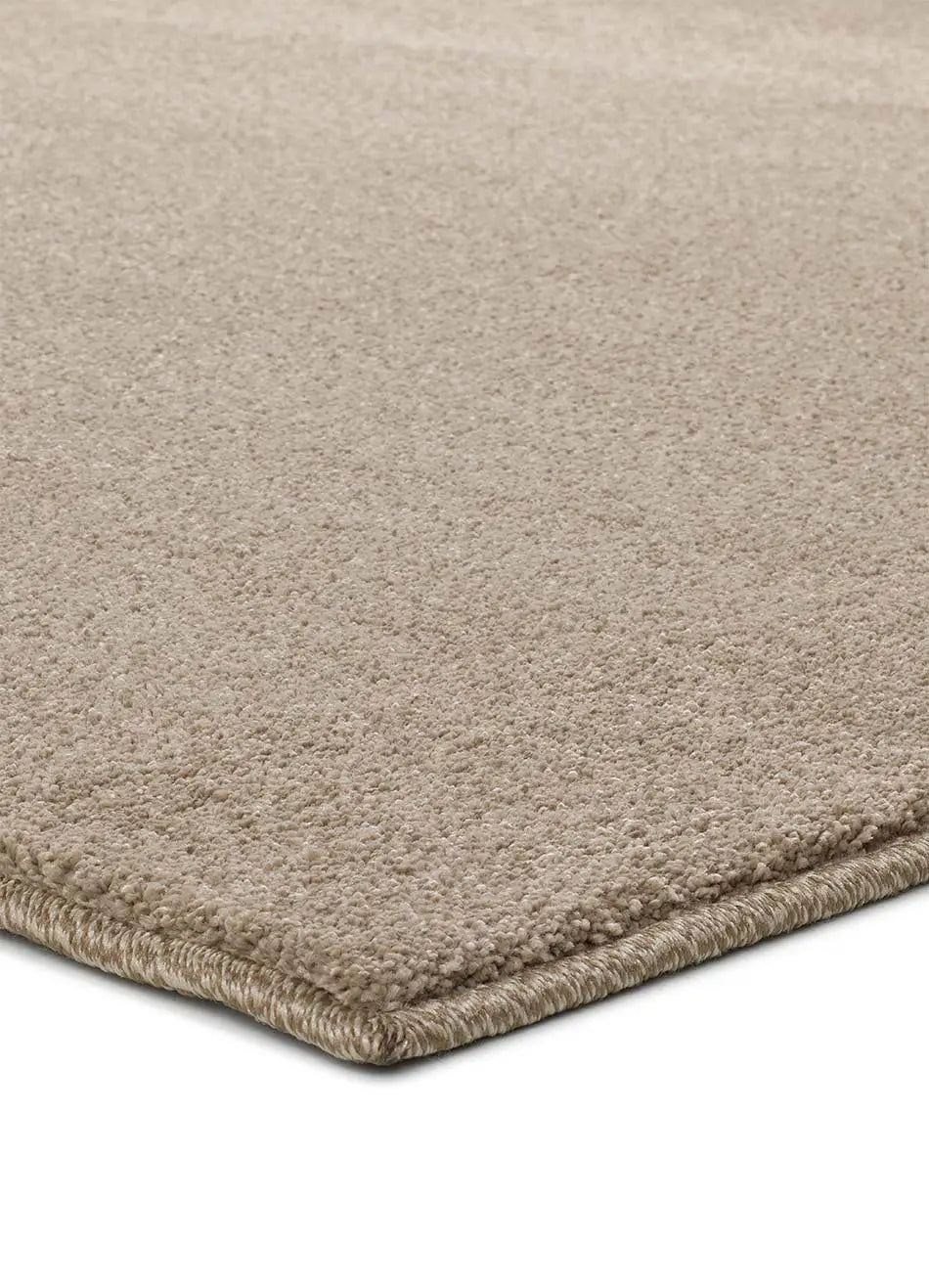 Alfombra a medida Shiva Liso Beige esquina | Atticgo