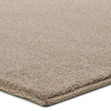 Alfombra a medida Shiva Liso Beige esquina | Atticgo