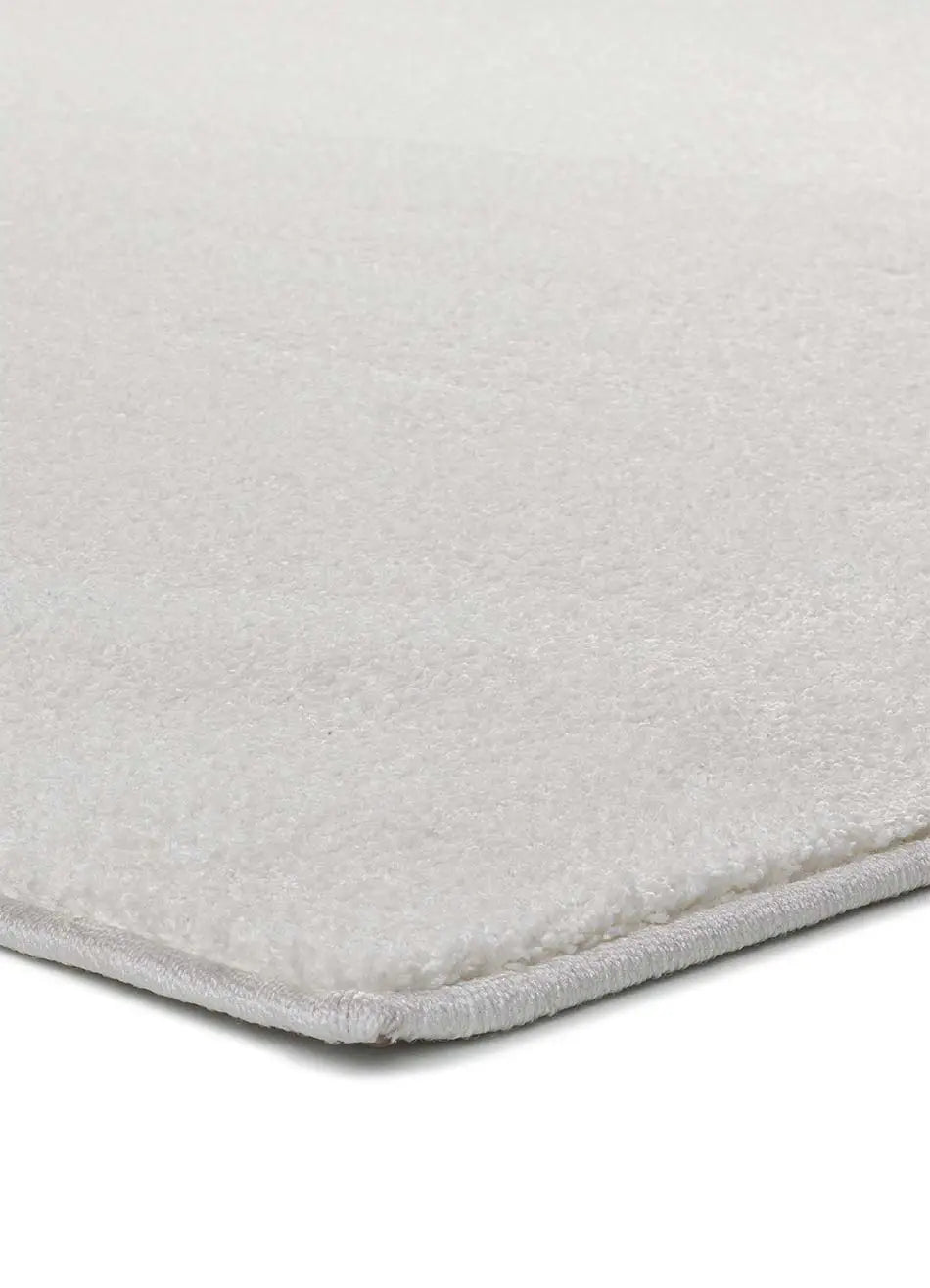 Alfombra a medida Shiva Liso Blanco esquina | Atticgo