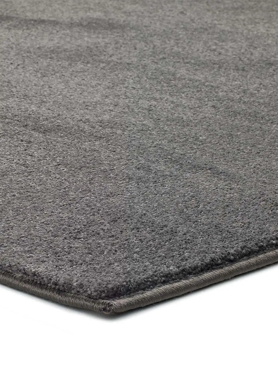 Alfombra a medida Shiva Liso Gris esquina | Atticgo