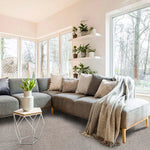 Alfombra a medida Shiva Liso Plata Ambiente | Atticgo