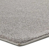 Alfombra a medida Shiva Liso Plata esquina | Atticgo