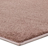 Alfombra a medida Shiva Liso Rosa esquina | Atticgo