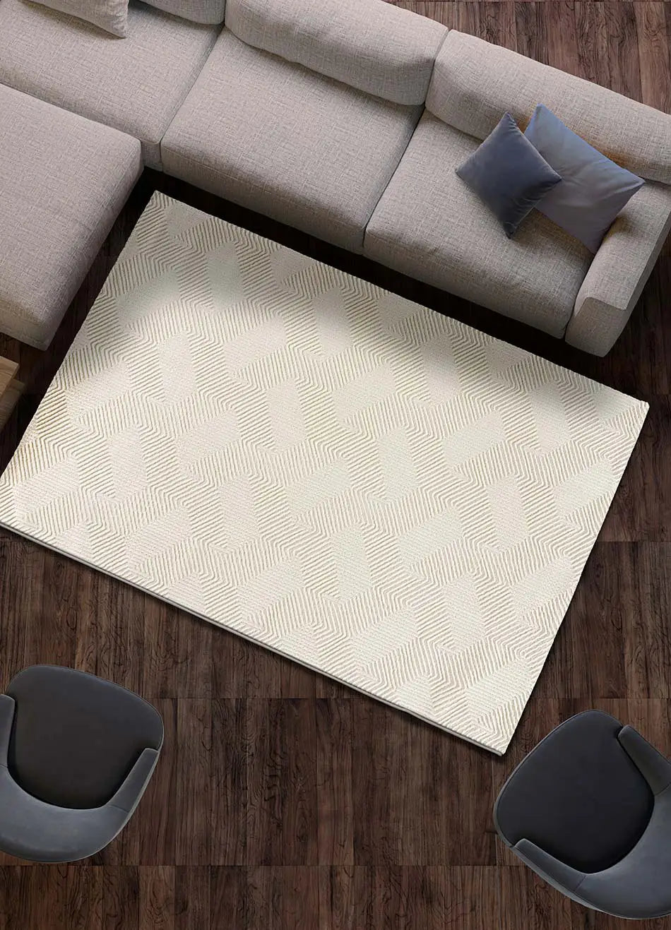 Atticgo | Alfombra SIGN 1920 Crema Ambiente