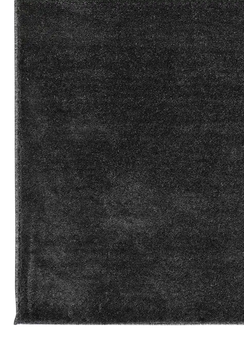 Alfombra a medida Silky Lush Liso Antracita zoom | Atticgo