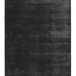 Alfombra a medida Silky Lush Liso Antracita  | Atticgo