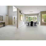 Alfombra a medida Silky Lush Liso Blanco en el salón | Atticgo