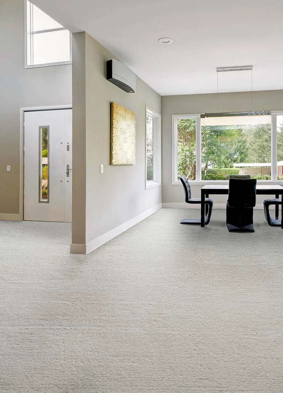 Alfombra a medida Silky Lush Liso Blanco Ambiente | Atticgo