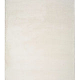 Alfombra a medida Silky Lush Liso Blanco | Atticgo