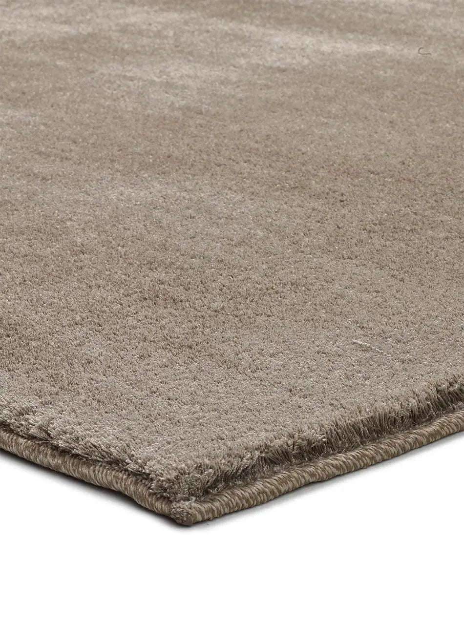 Alfombra a medida Silky Lush Liso Lino esquina | Atticgo