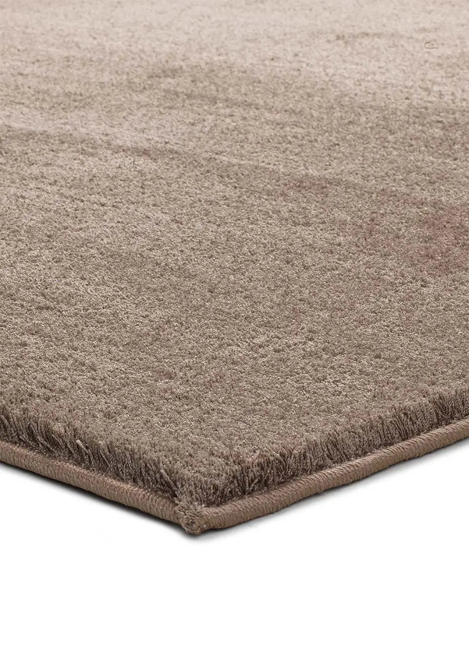 Alfombra a medida Silky Lush Liso Visón esquina | Atticgo