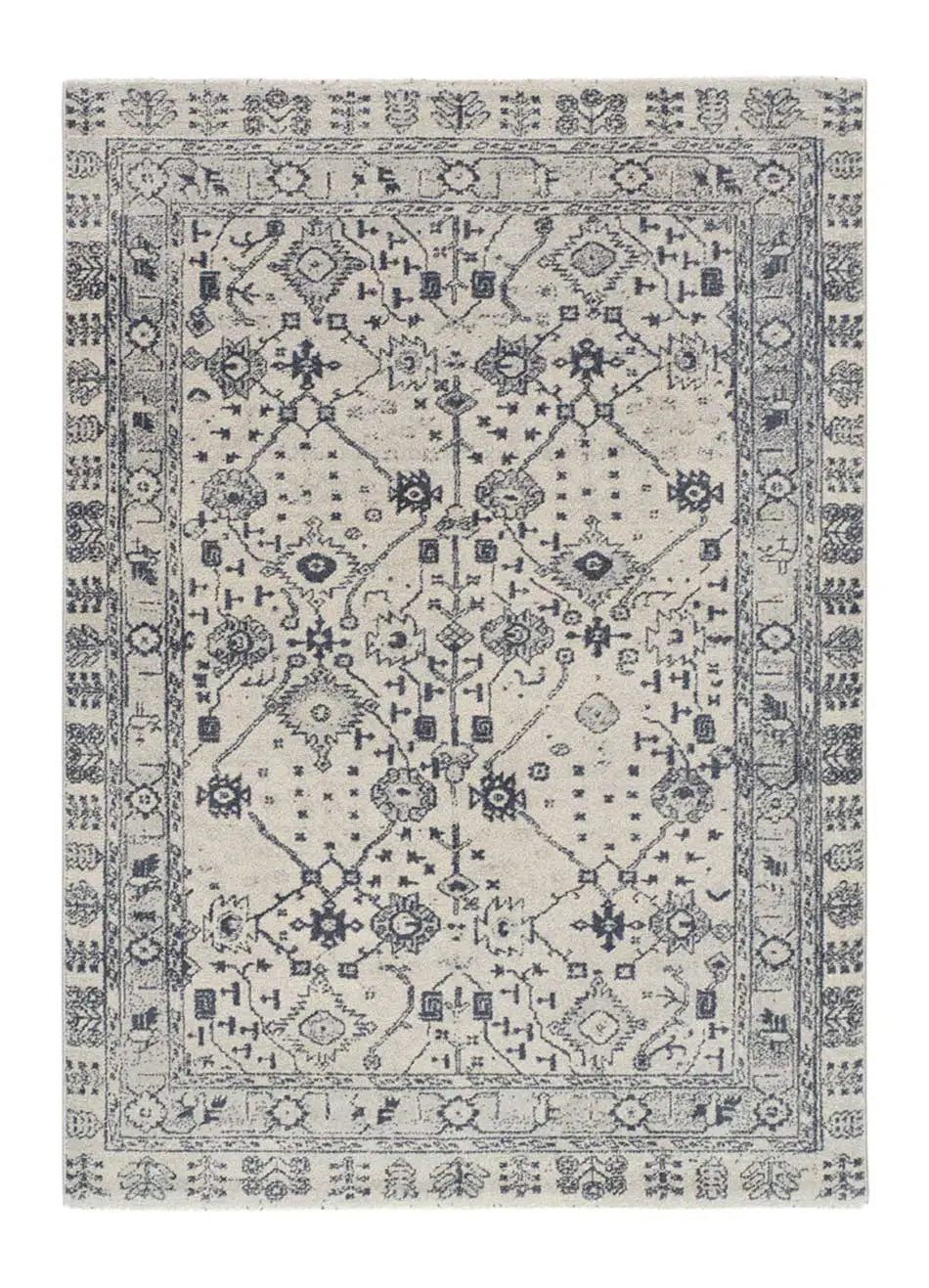 Alfombra vintage Siroco 16803 Azul Atticgo