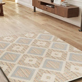 Alfombra de salón geométrica Siroco 16804 Multi Atticgo 