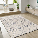 Alfombra de salón geométrica Siroco 16806 Multi Atticgo