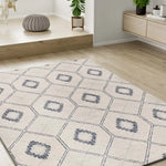 Alfombra salón geométrica Siroco 16806 Multi Atticgo