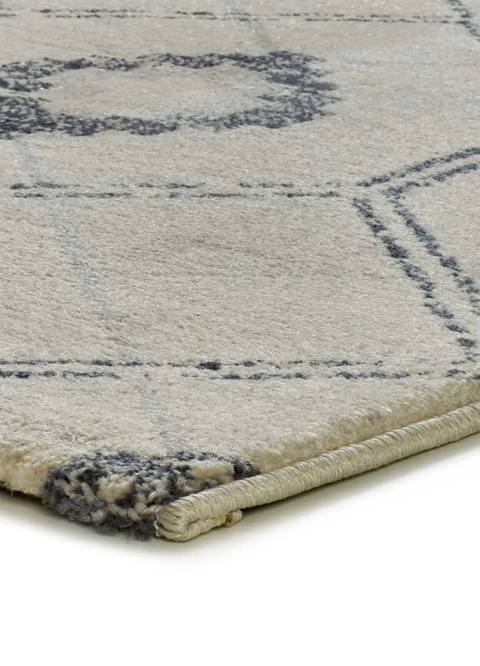 Alfombra pie de cama geométrica Siroco 16806 Multi Atticgo