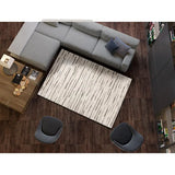 Atticgo Alfombra de estilo nórdico Snowy 59661 Gris ambiente salón