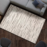 Atticgo Alfombra de estilo nórdico Snowy 59661 Gris ambiente