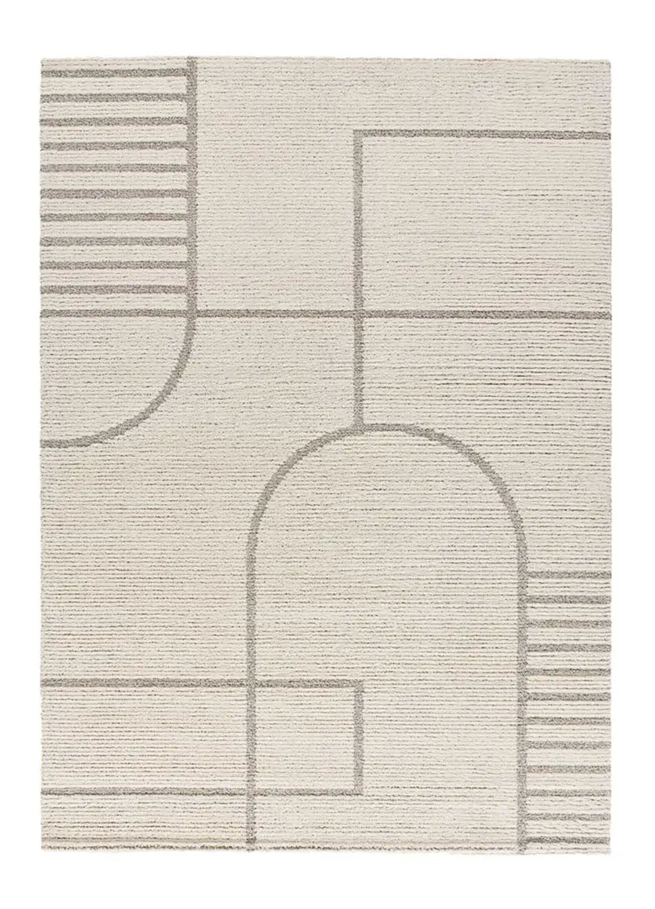 Atticgo Alfombra de estilo nórdico Snowy 59664 Beige