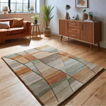 Alfombra abstracta Sora 40325 Multicolor Atticgo