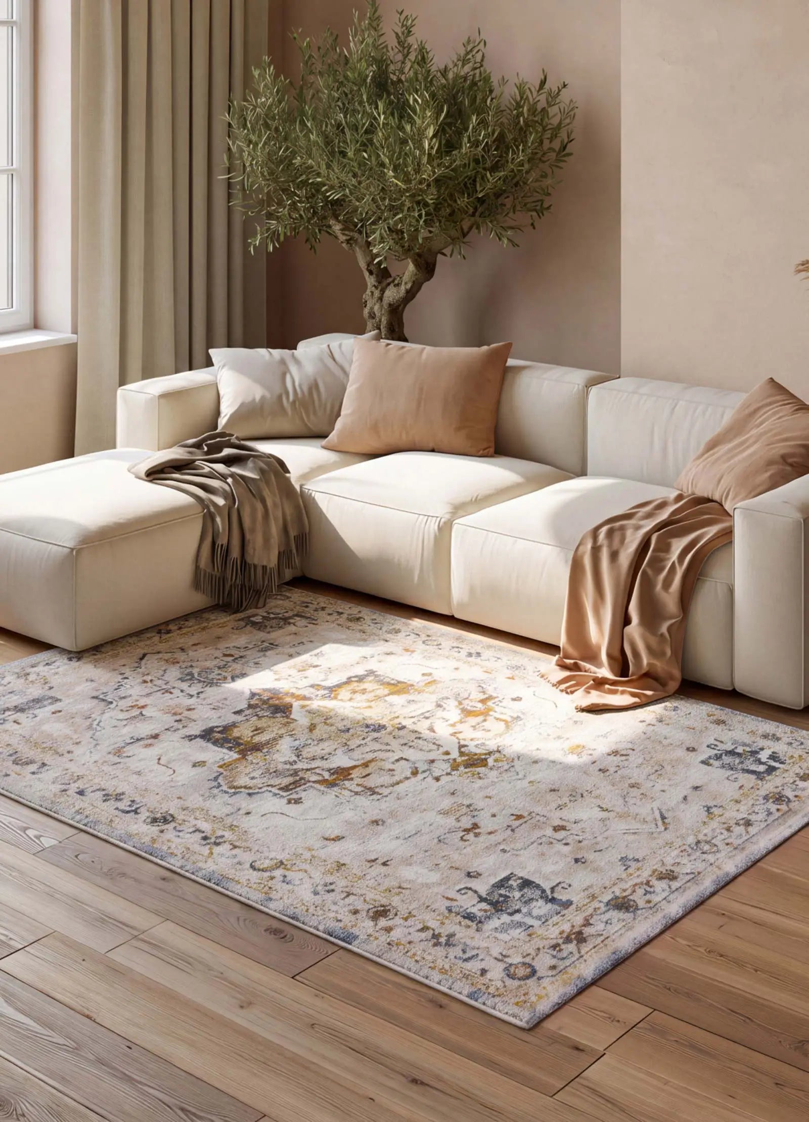 Alfombra vintage Springs 2175 Multicolor Atticgo