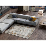 Atticgo Alfombra vintage Springs 3901 Multicolor ambiente salón