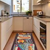 Alfombra de cocina antideslizante Sprinty America Atticgo