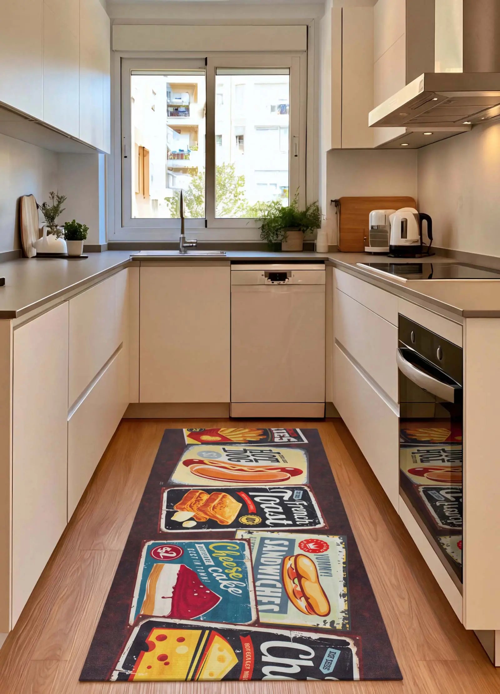 Alfombra de cocina antideslizante Sprinty America Atticgo