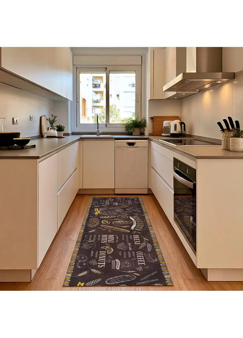Alfombra de cocina antideslizante Sprinty Bakery Atticgo
