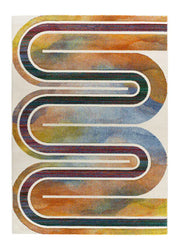 Atticgo Alfombra geométrica Sybil 40403 Multicolor