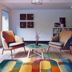 Atticgo Alfombra geométrica Sybil 40405 Multicolor ambiente