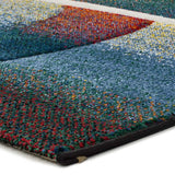 Atticgo Alfombra geométrica Sybil 40405 Multicolor macro