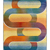 Atticgo Alfombra geométrica Sybil 40405 Multicolor
