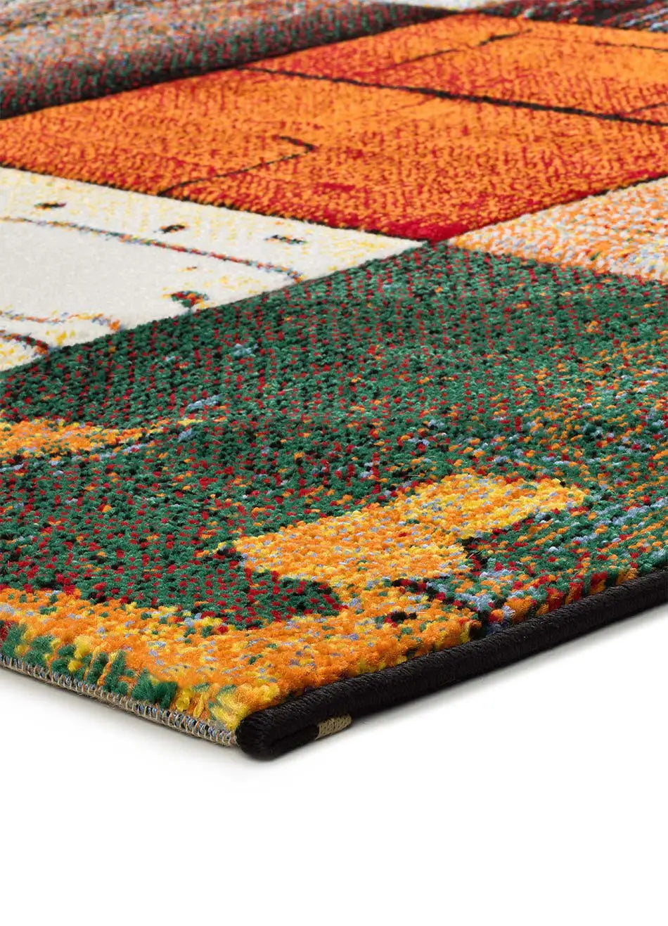 Atticgo Alfombra geométrica Sybil 40406 Multicolor macro