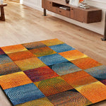 Atticgo Alfombra geométrica Sybil 40407 Multicolor ambiente