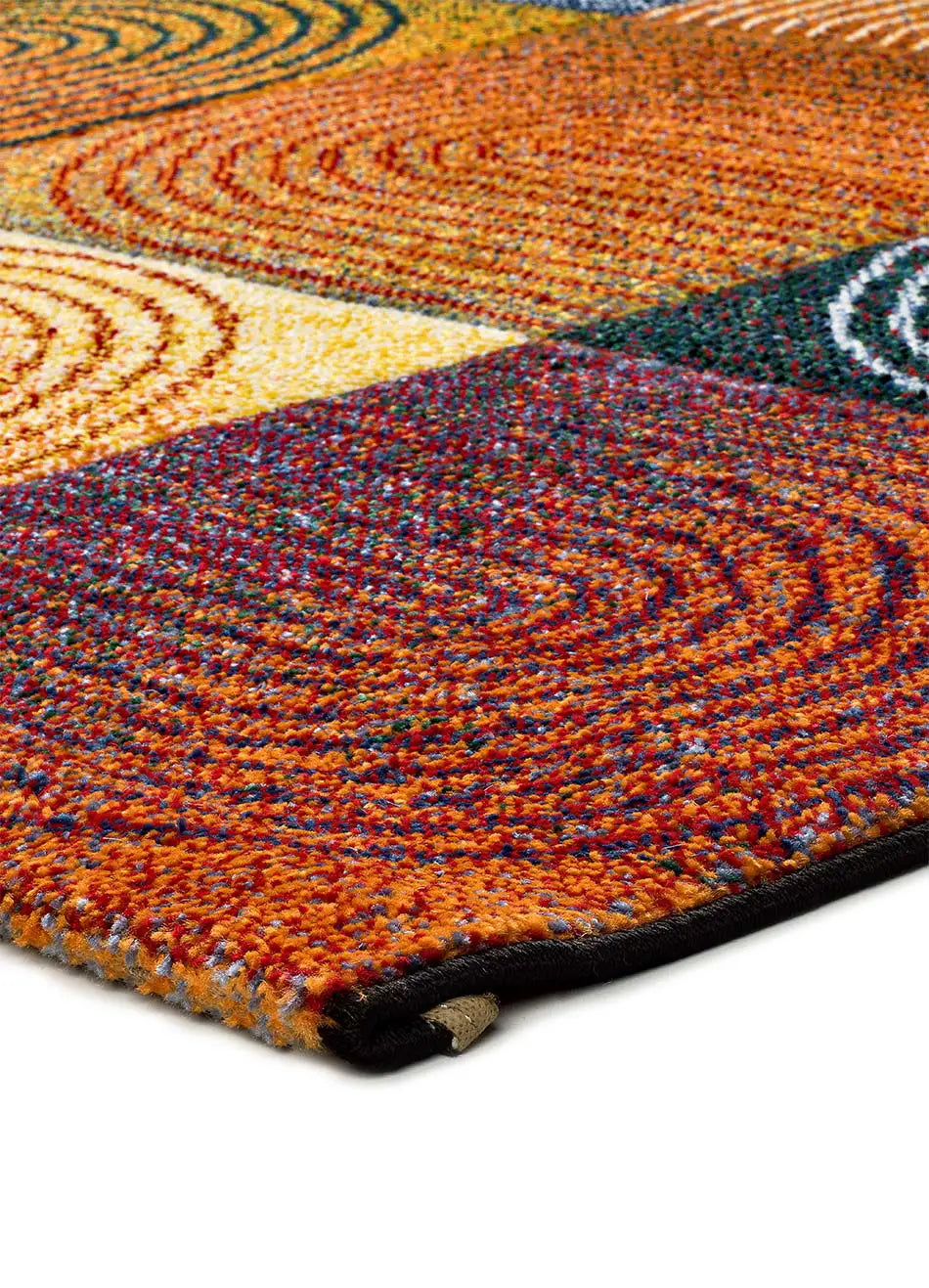 Atticgo Alfombra geométrica Sybil 40407 Multicolor macro