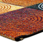 Atticgo Alfombra geométrica Sybil 40407 Multicolor macro