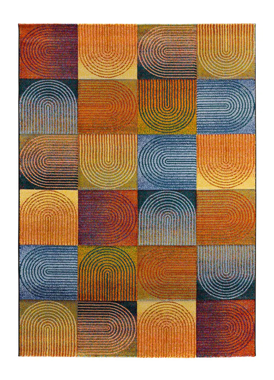 Atticgo Alfombra geométrica Sybil 40407 Multicolor