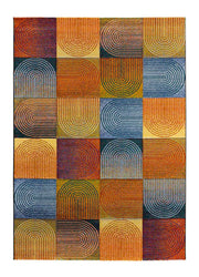 Atticgo Alfombra geométrica Sybil 40407 Multicolor