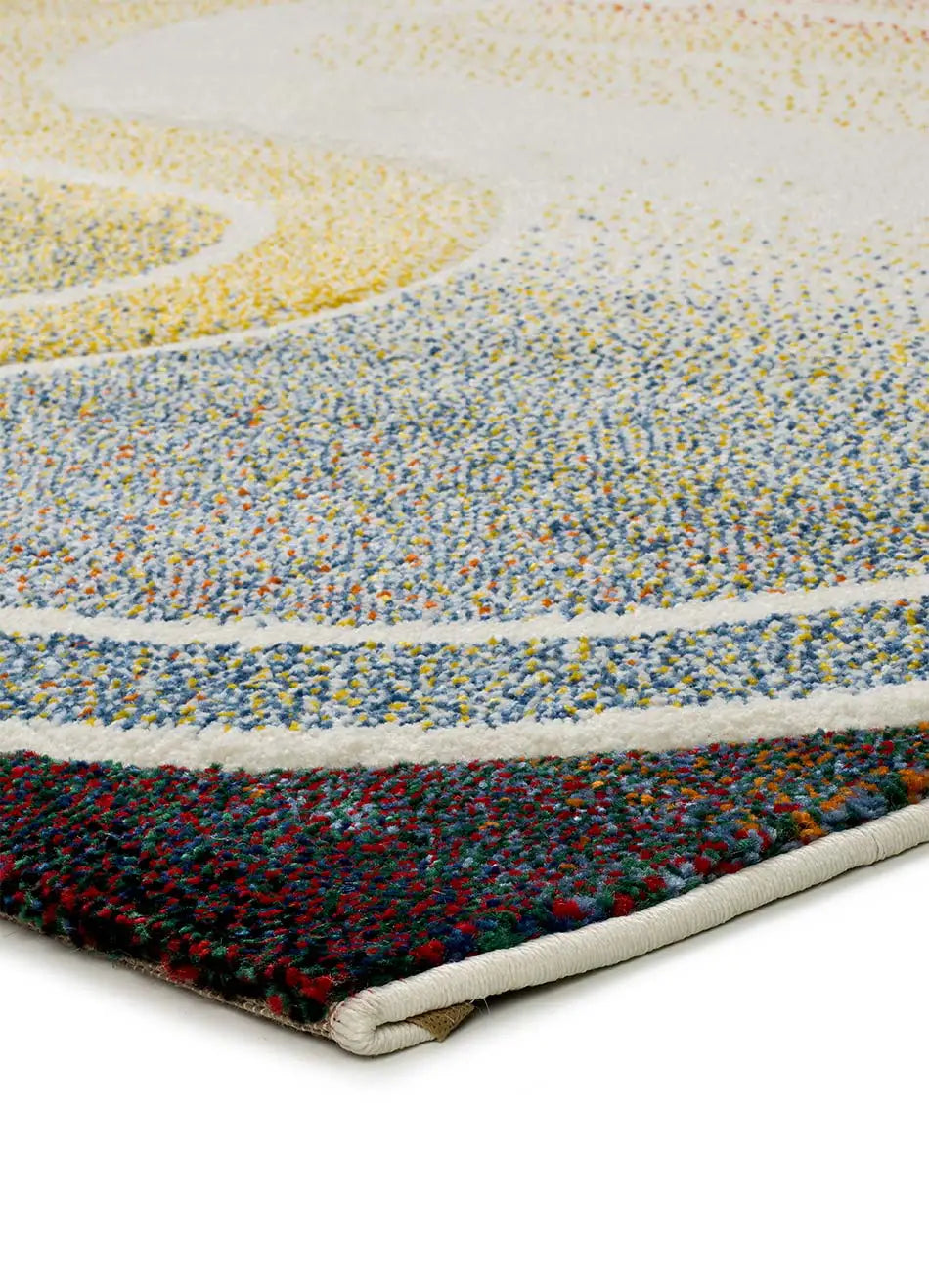 Atticgo Alfombra geométrica Sybil 40408 Multicolor macro