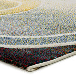 Atticgo Alfombra geométrica Sybil 40408 Multicolor macro