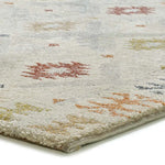 Esquina alfombra étnica en colores empolvados Tamaris 16805 Multicolor Atticgo