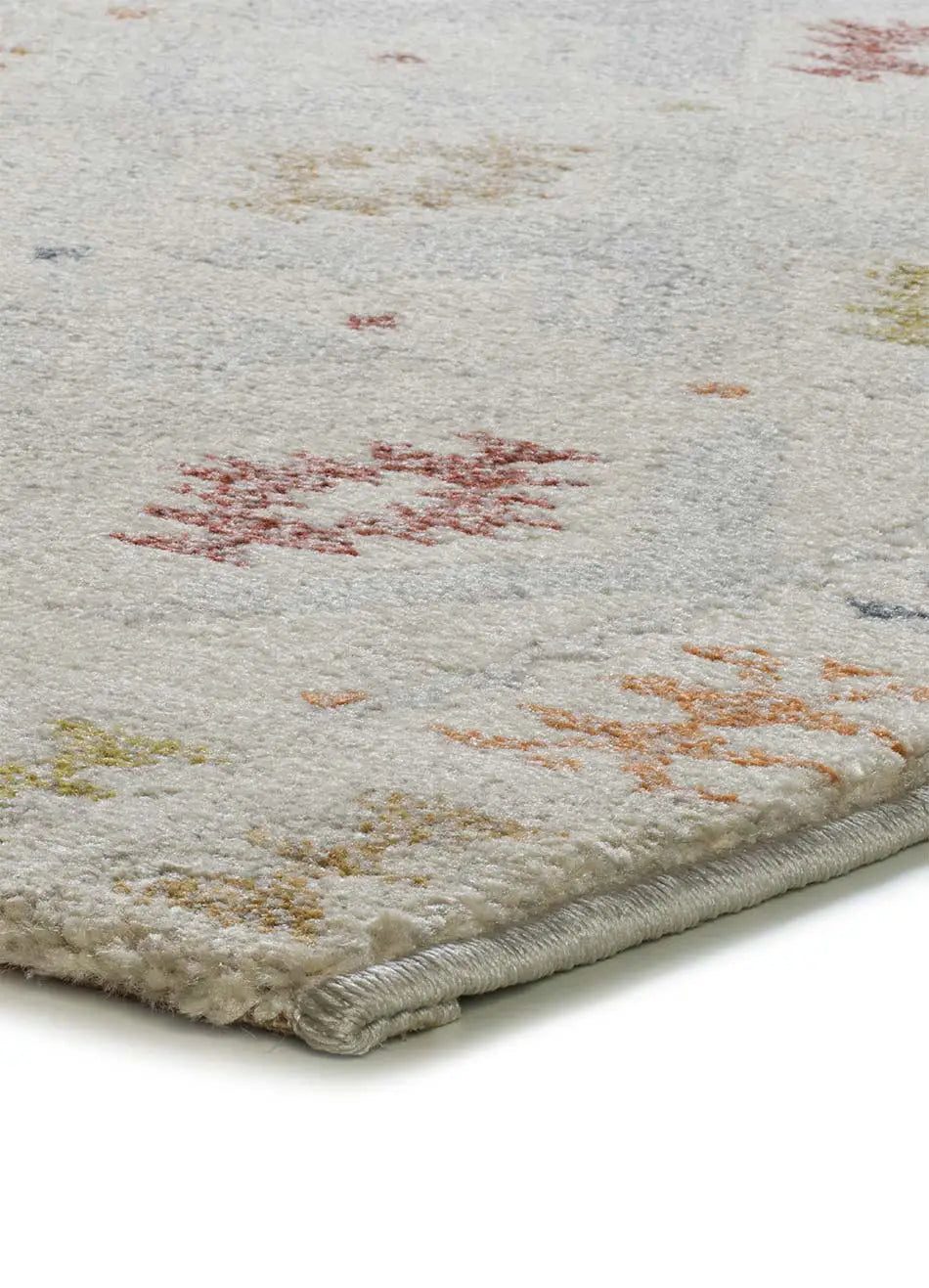 Esquina alfombra pasillera étnica en colores empolvados Tamaris 16805 Multicolor Atticgo