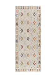 Alfombra pasillera étnica en colores empolvados Tamaris 16805 Multicolor Atticgo